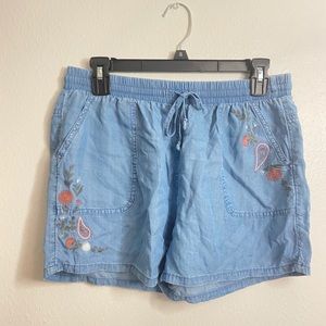 SIZE SMALL CHAMBRAY SHORTS